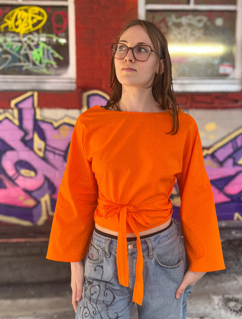 Top pop long - orange - M/L