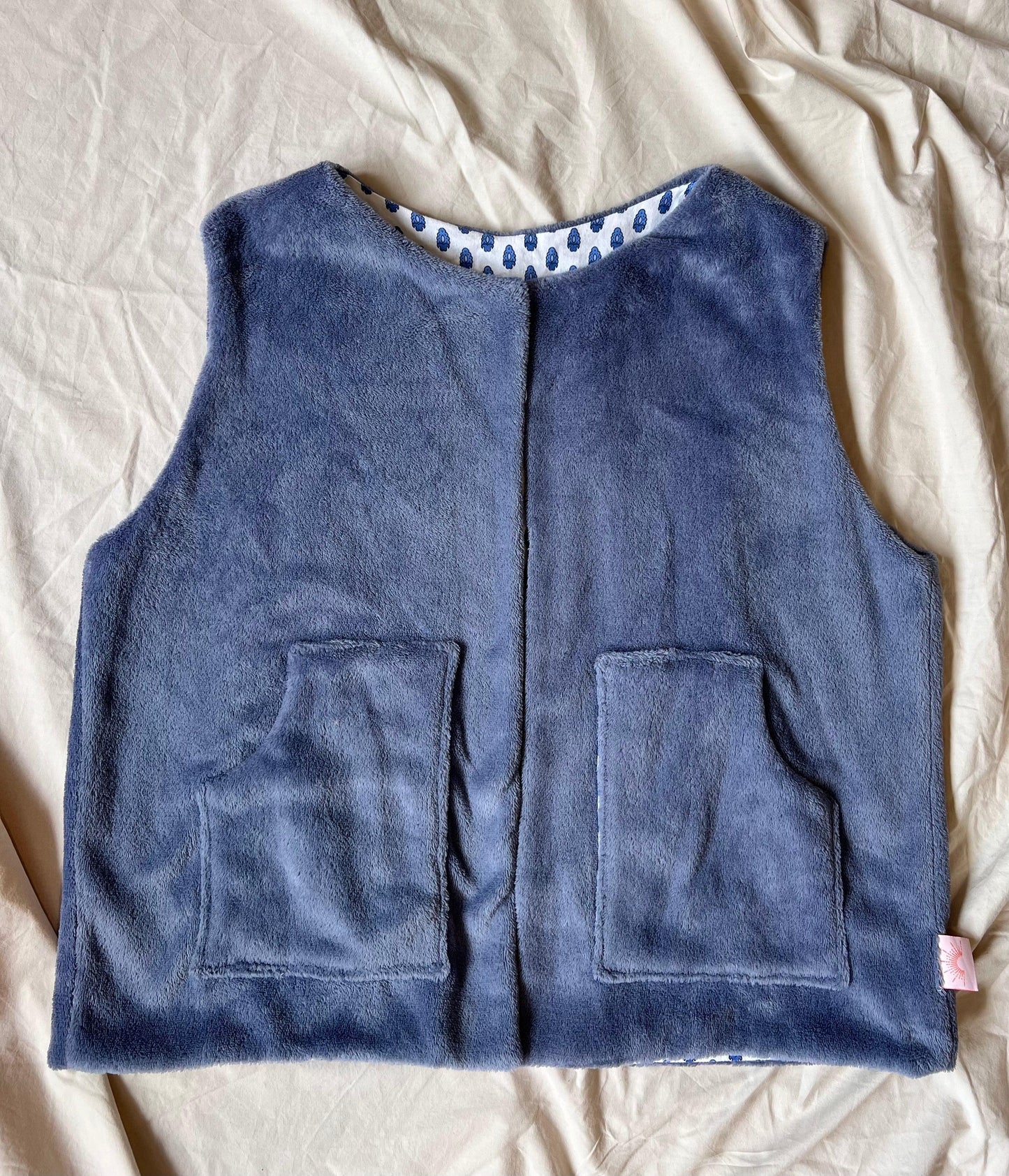 Gilet sans manches réversible - Wine Blue - LunaticShop