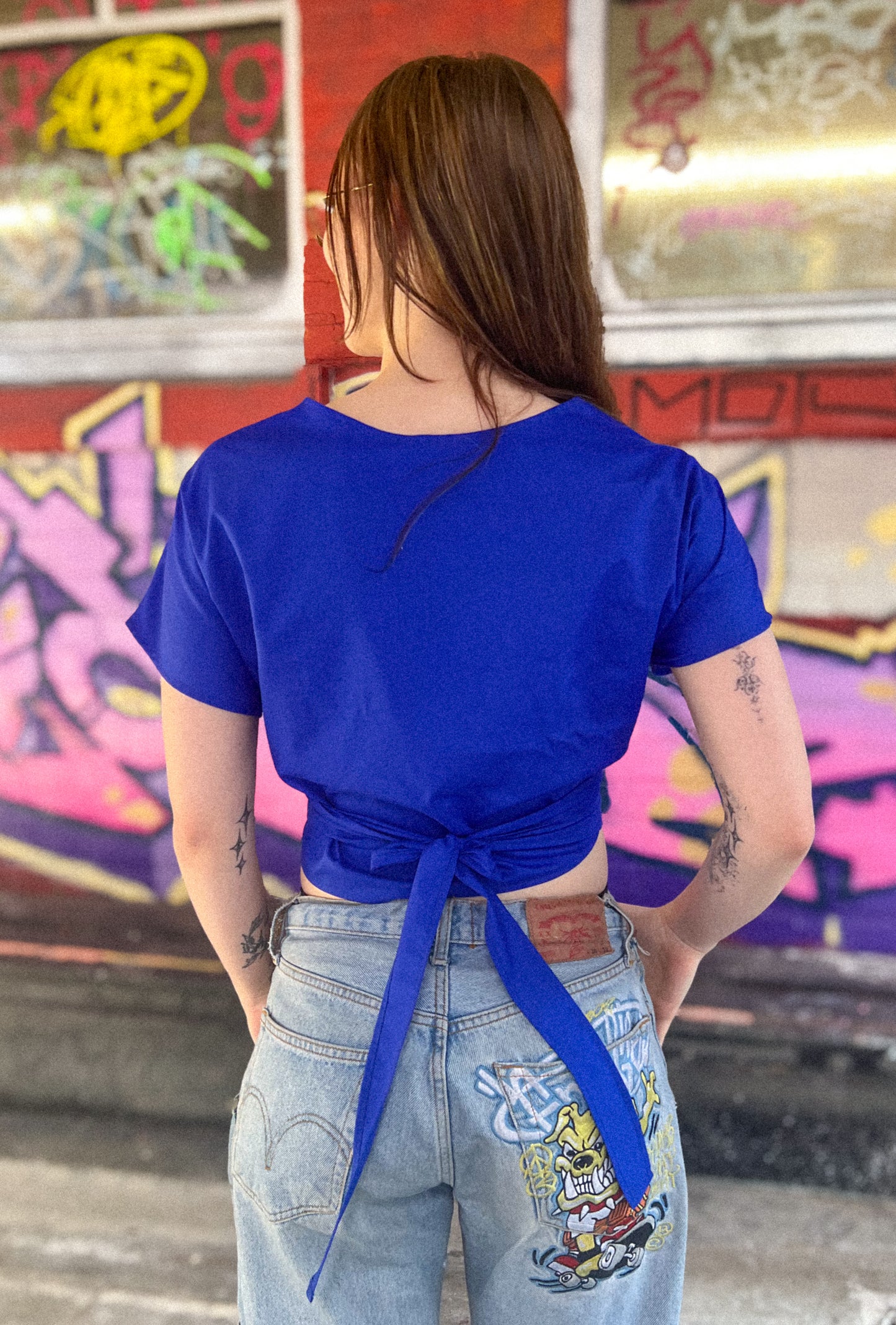 Top pop - bleu roi - M/L