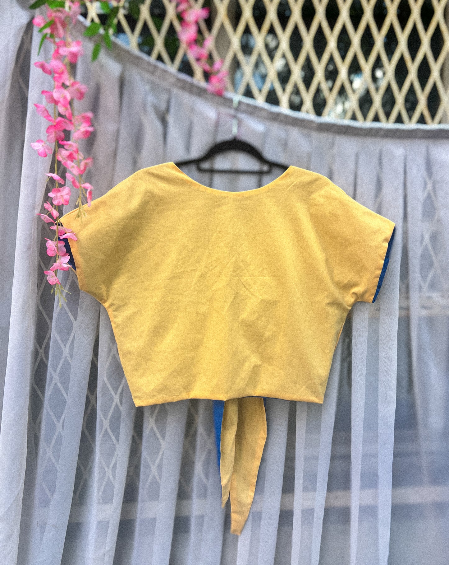 Top pop réversible - Jaune et bleu - S/M - LunaticShop