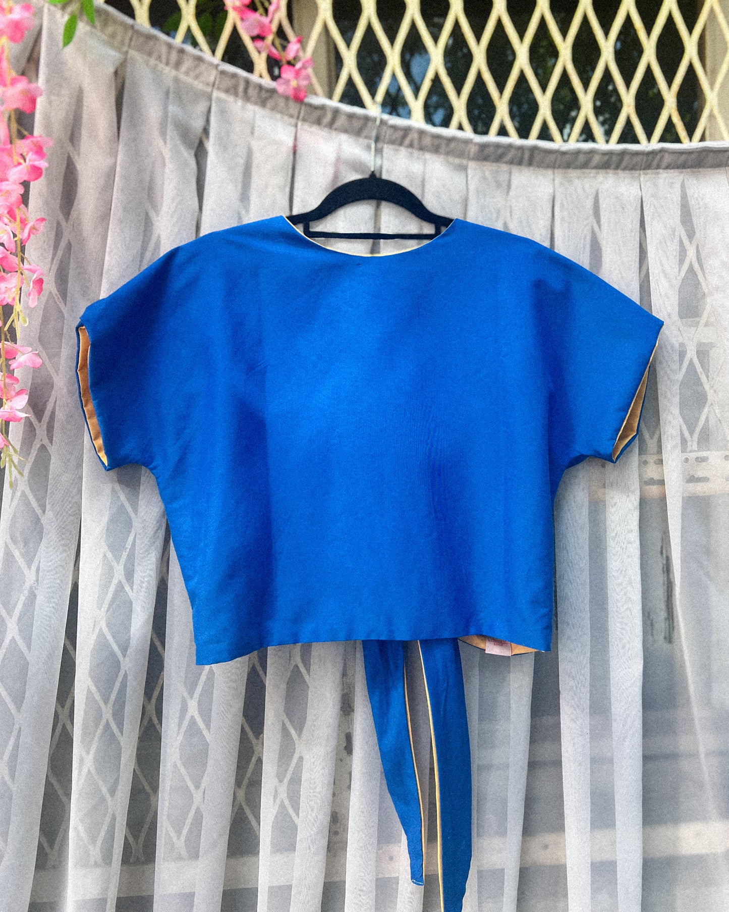 Top pop réversible - Jaune et bleu - S/M - LunaticShop