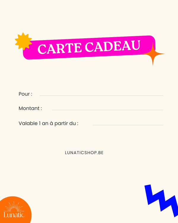 Lunaticshop Cadeaubon - Geef een ethisch cadeau!