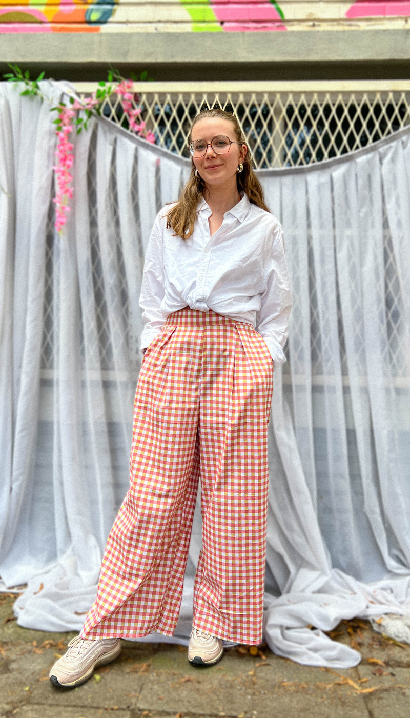 Pantalon Lin - Vichy - S/M