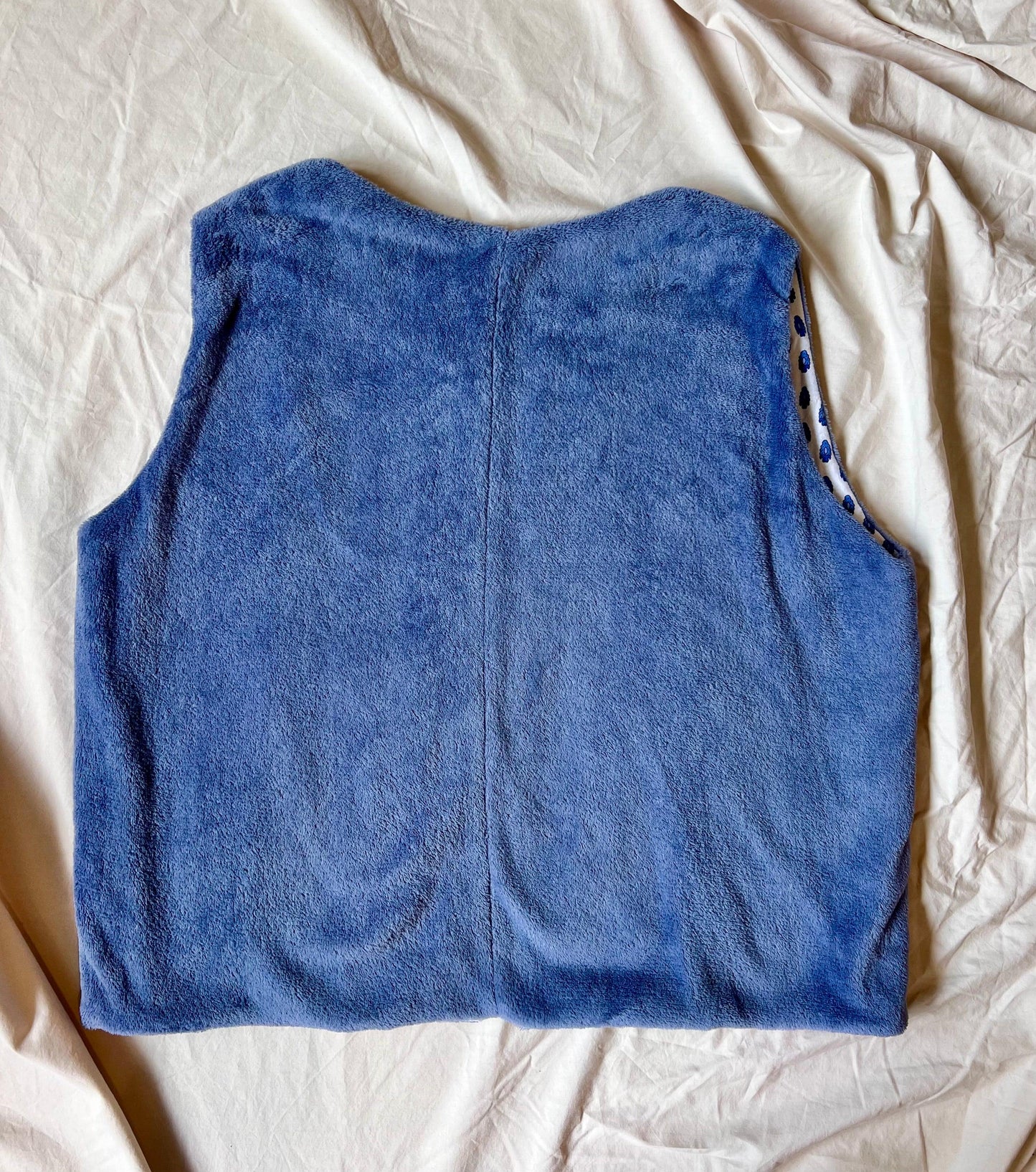 Gilet sans manches réversible - Wine Blue - LunaticShop