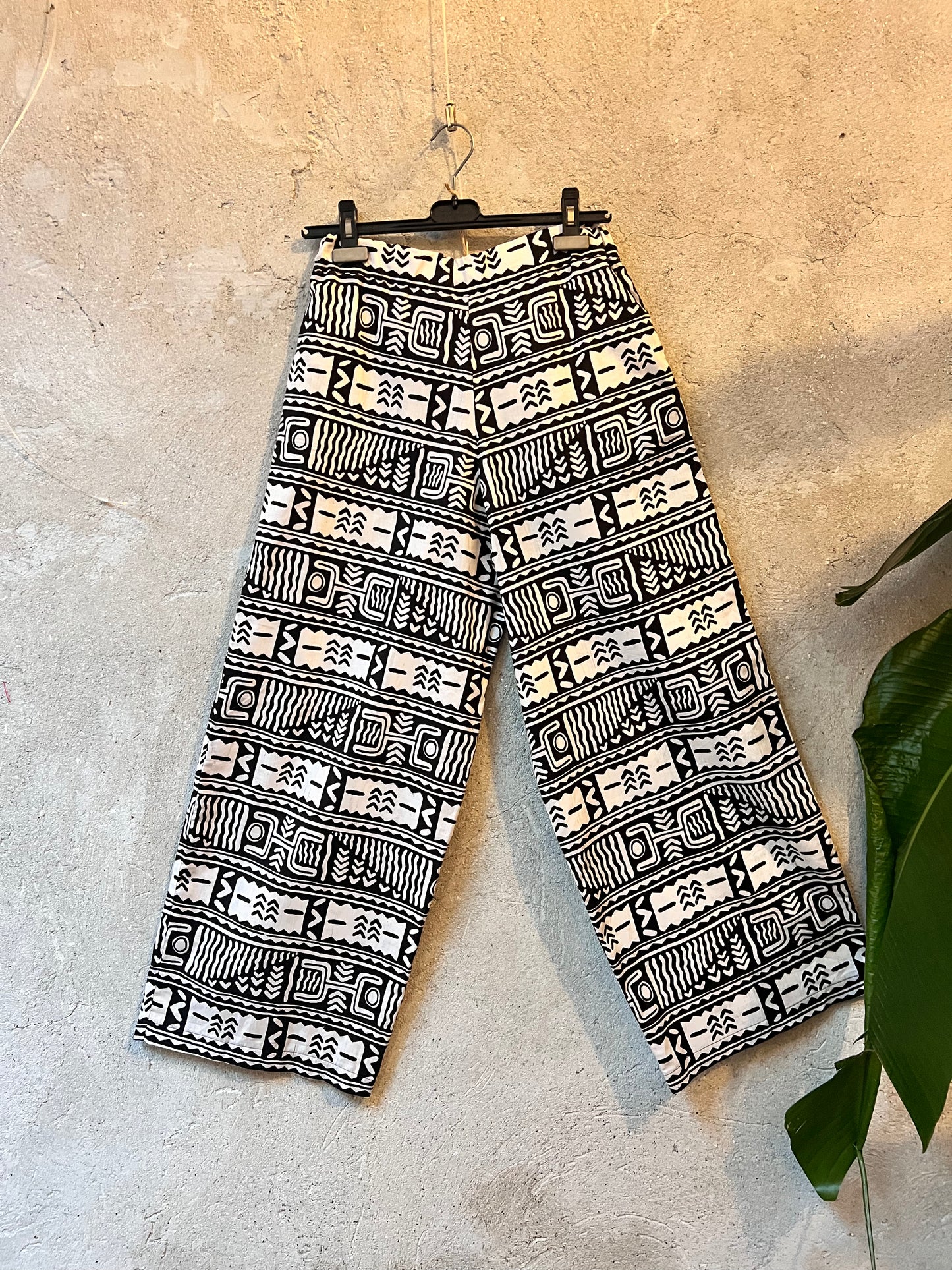 Pantalon Lin - B&W - M/L - LunaticShop