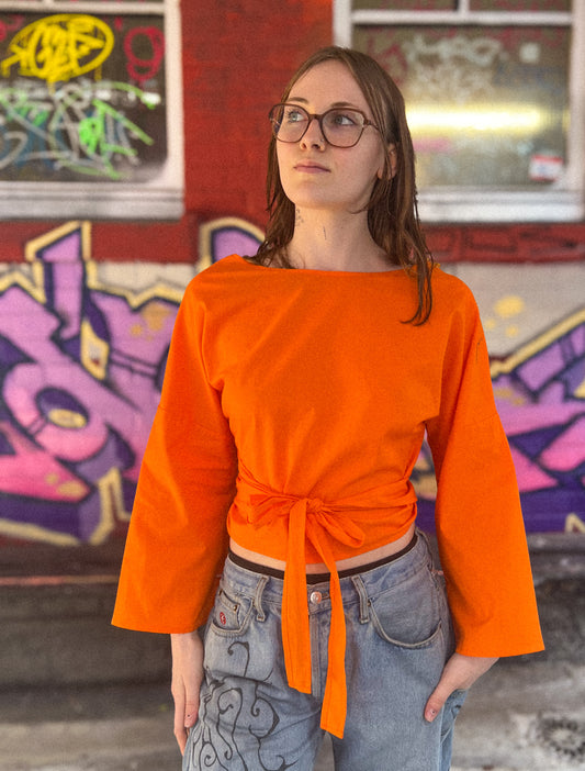 Top pop long - orange - M/L