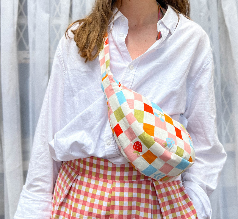 Sac halfmoon - Cerise