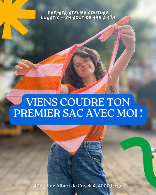 Atelier couture - sac origami - 23 août - 14h/17h - LunaticShop