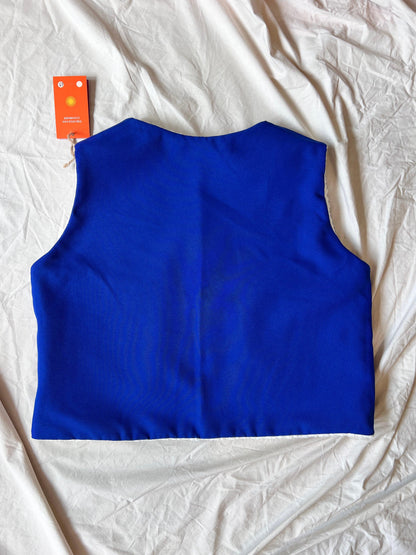 Gilet sans manches réversible - Mouton Bleu