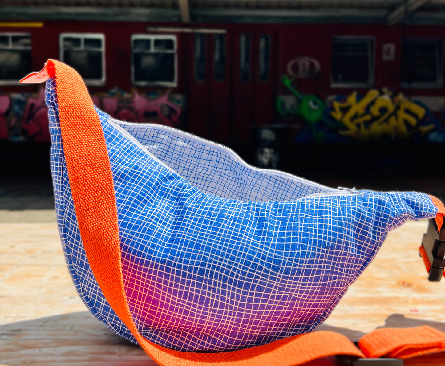 Fanny Pack - Blue Checks