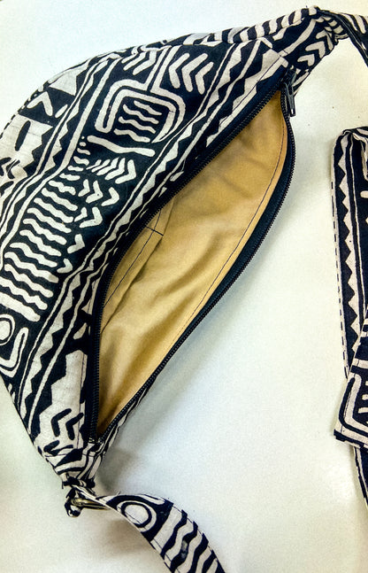 Sac halfmoon - lin N&B - LunaticShop