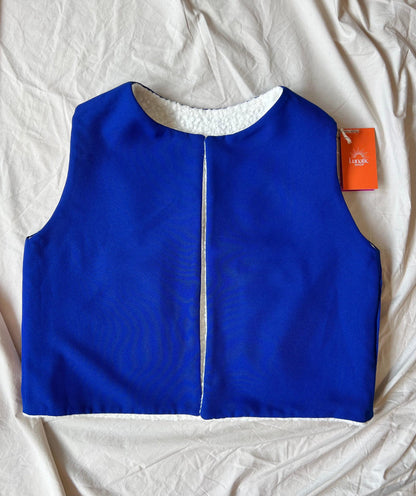 Gilet sans manches réversible - Mouton Bleu