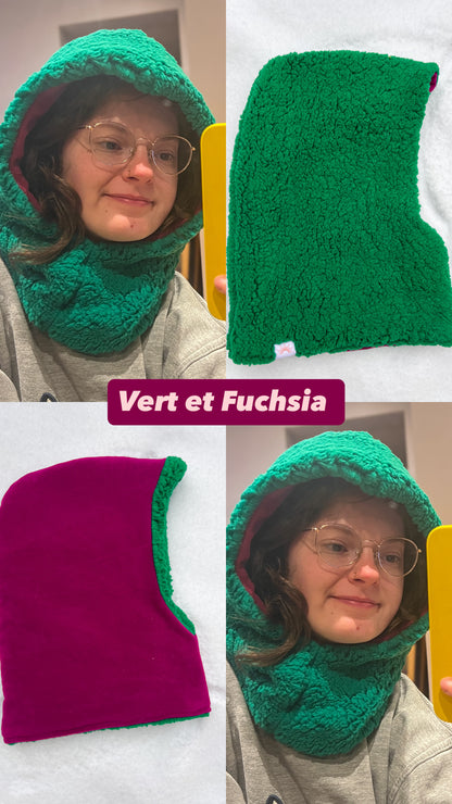 Capuche Upcyclé réversible - LunaticShop