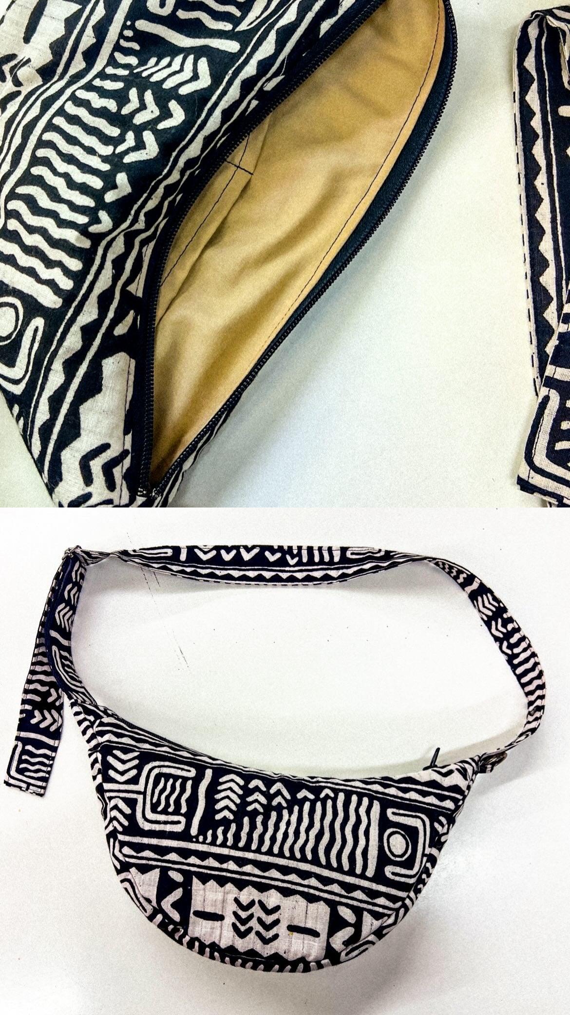 Sac halfmoon - lin N&B - LunaticShop