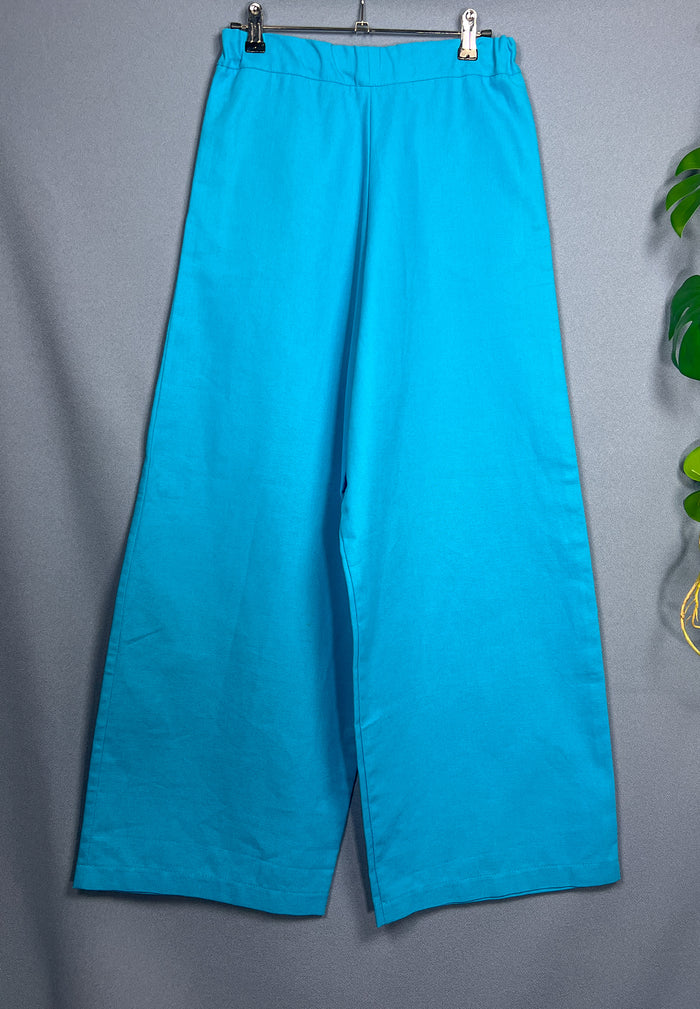 Dikke blauwe broek - S