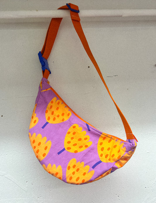 Sac halfmoon - Tulipes