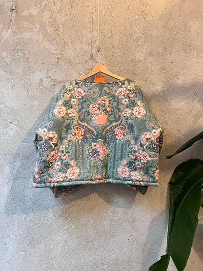 Veste Kimono - Fleurs Vintage