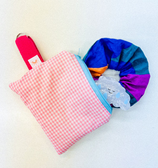 Pochette - Rose vichy - LunaticShop