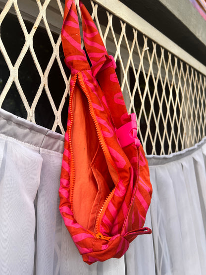 Sac halfmoon - Pink Lines - LunaticShop