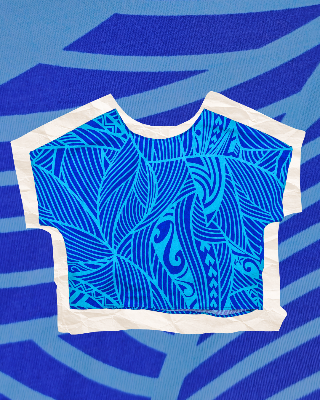 Top pop - blue lines - S/M