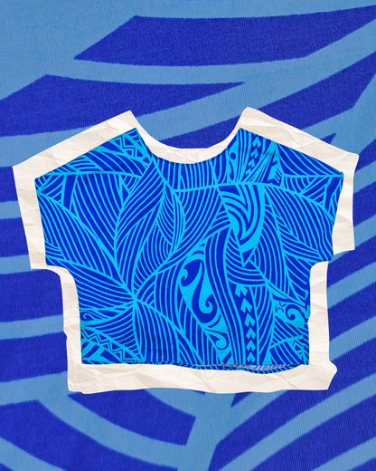 Top pop - blue lines - S/M