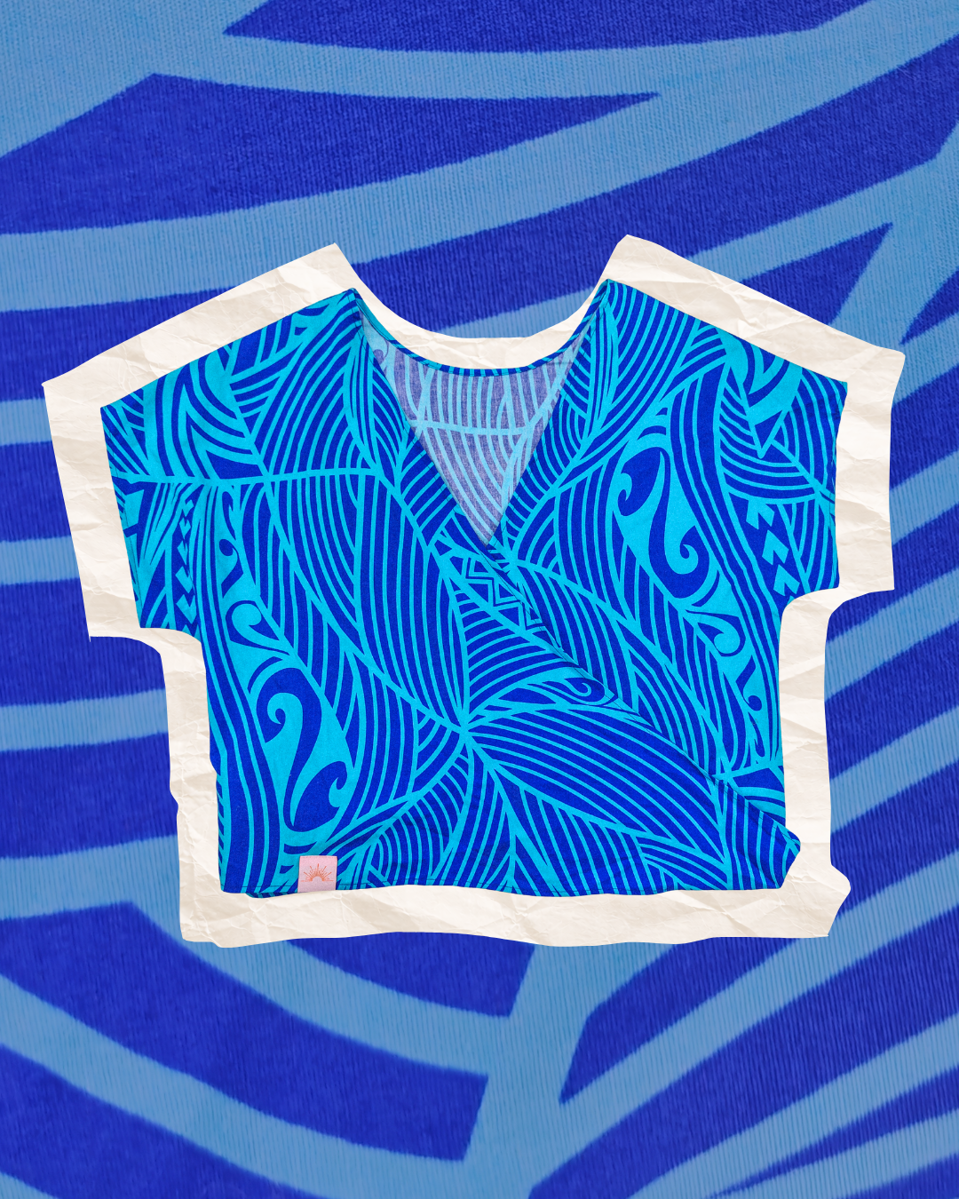 Top pop - blue lines - S/M