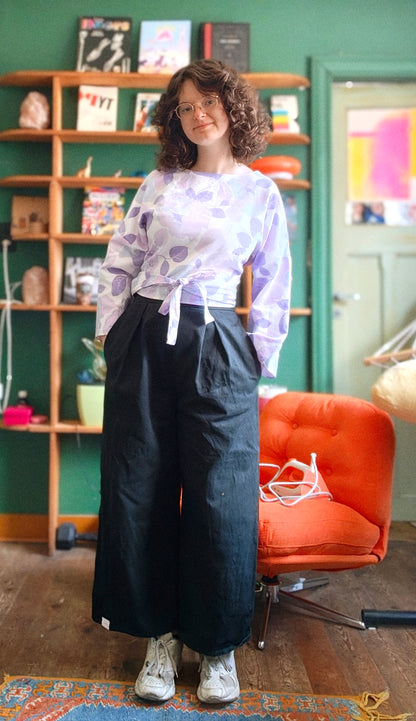 Top pop - vintage flower - M/L